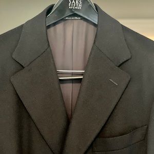 SAKS FIFTH AVE- CANALI CASHMERE OVERCOAT